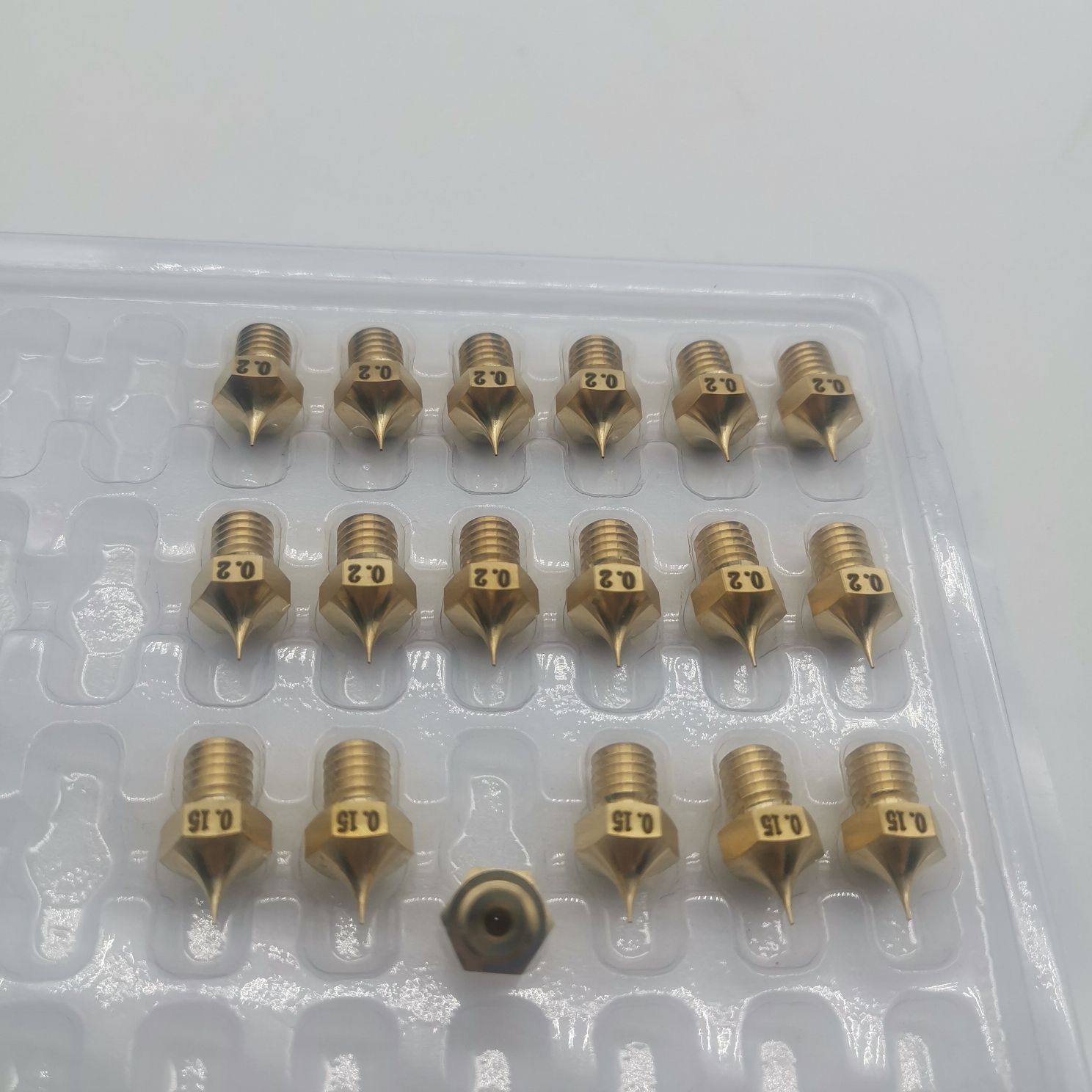 黄铜喷嘴/喷嘴/3D打印机喷嘴/精密微小孔零件加工/打印喷嘴/工业喷嘴/3D打印机零件加工/黄铜加工