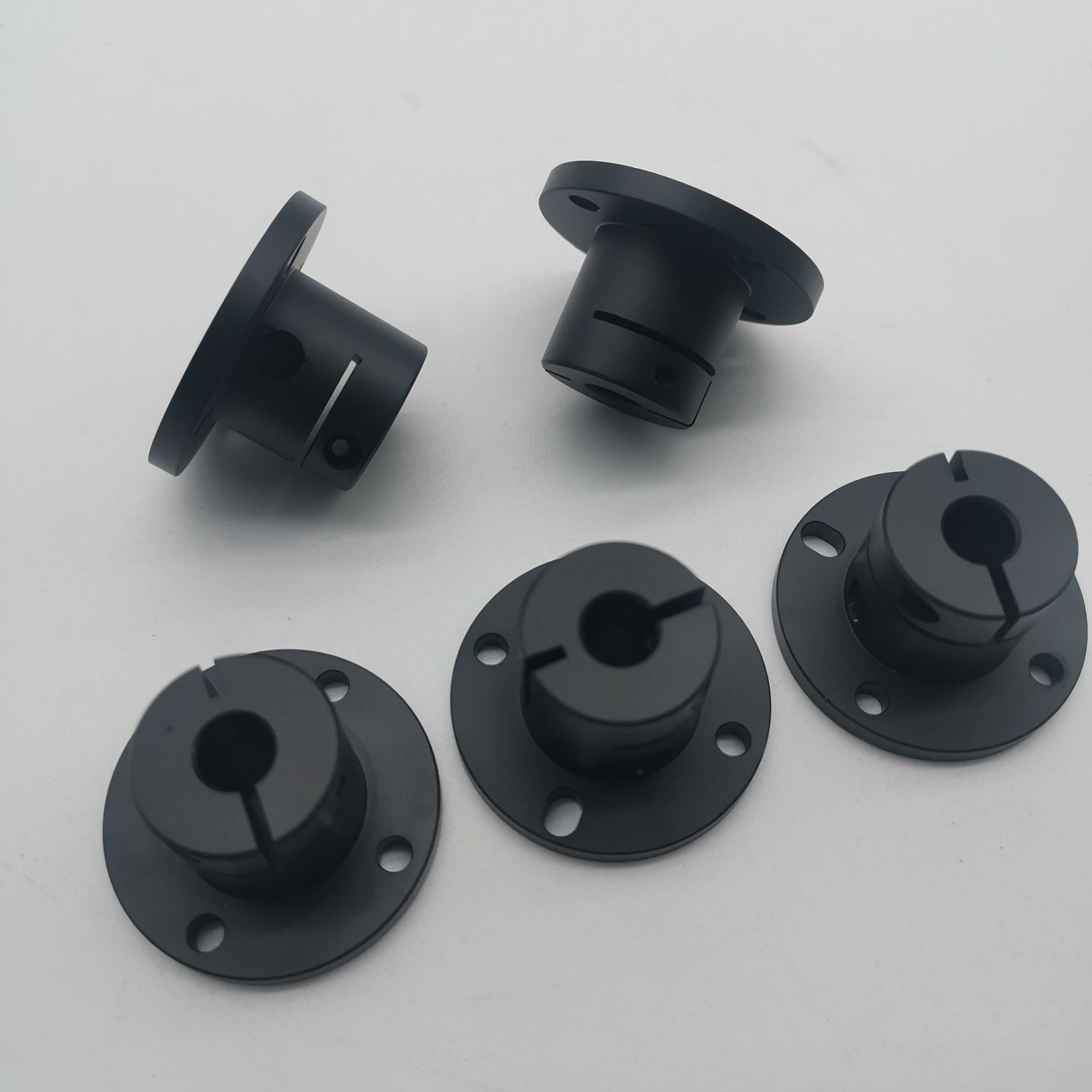 夹具/表面发黑铝加工件/光纤连接件/光纤通讯连接件/精密零件加工